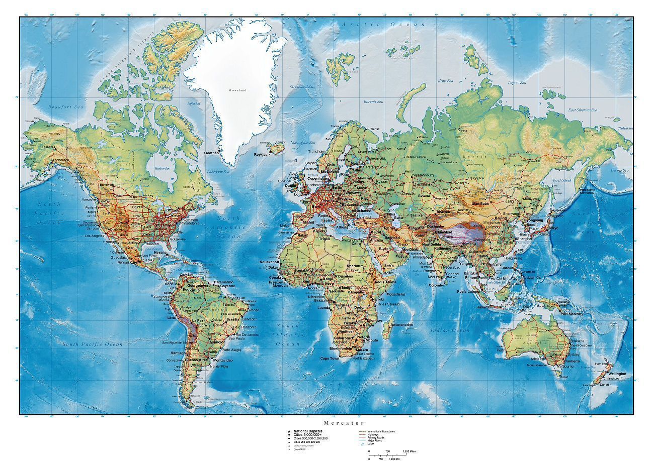 carte de monde